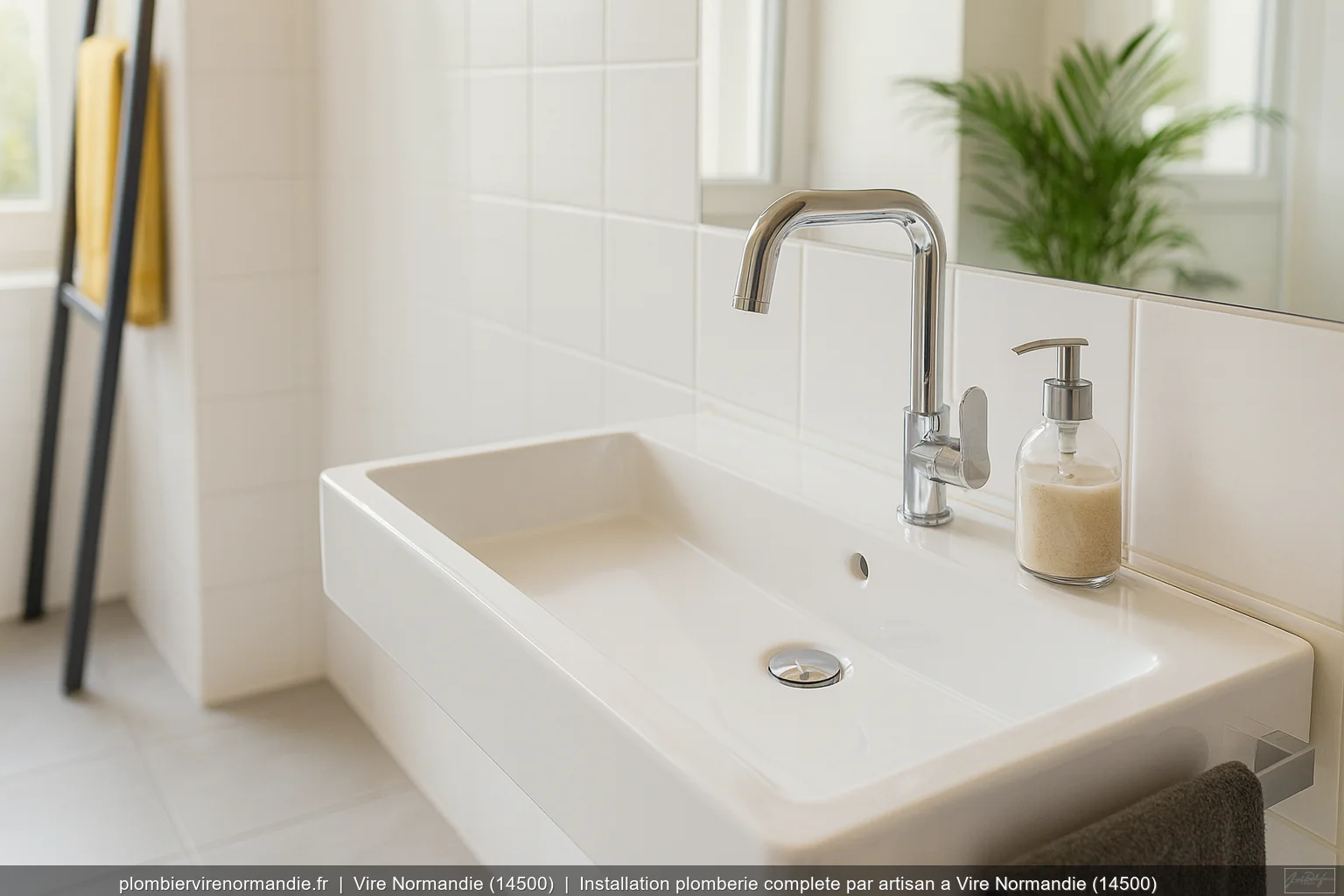 Installation plomberie complete par artisan a Vire Normandie (14500)